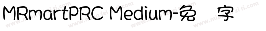 MRmartPRC Medium字体转换